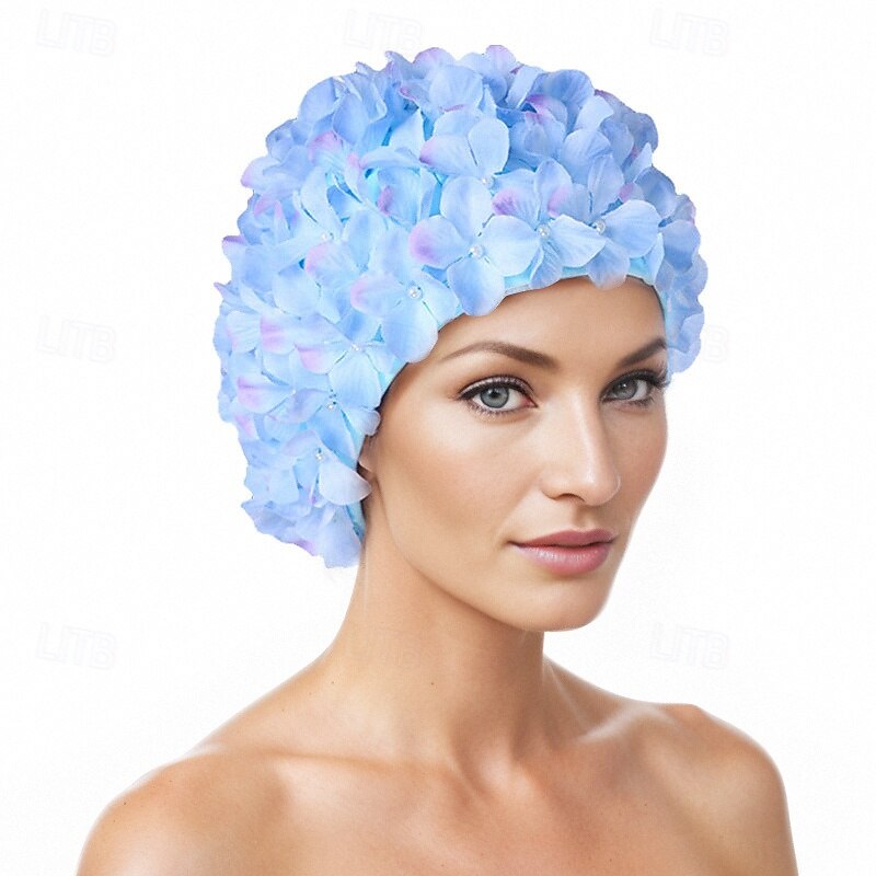 Swim Cap for Adults Nylon Breathability Stretchy Comfortable Swimming Surfing