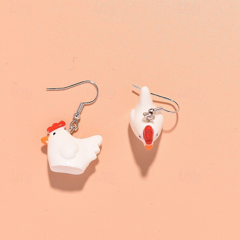 Women's Earrings Fancy Joy Tropical Stylish Earrings Jewelry White For Party3