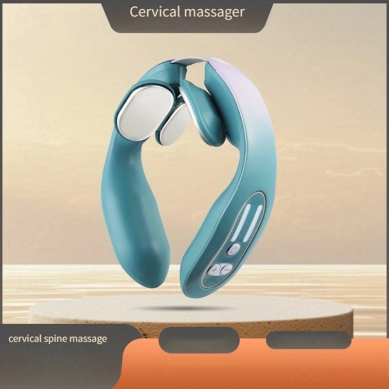 USB Rechargeable Neck & Head Massager - Portable Personal Care Device with 4 Upgraded Modes Long-Lasting Lithium Battery3