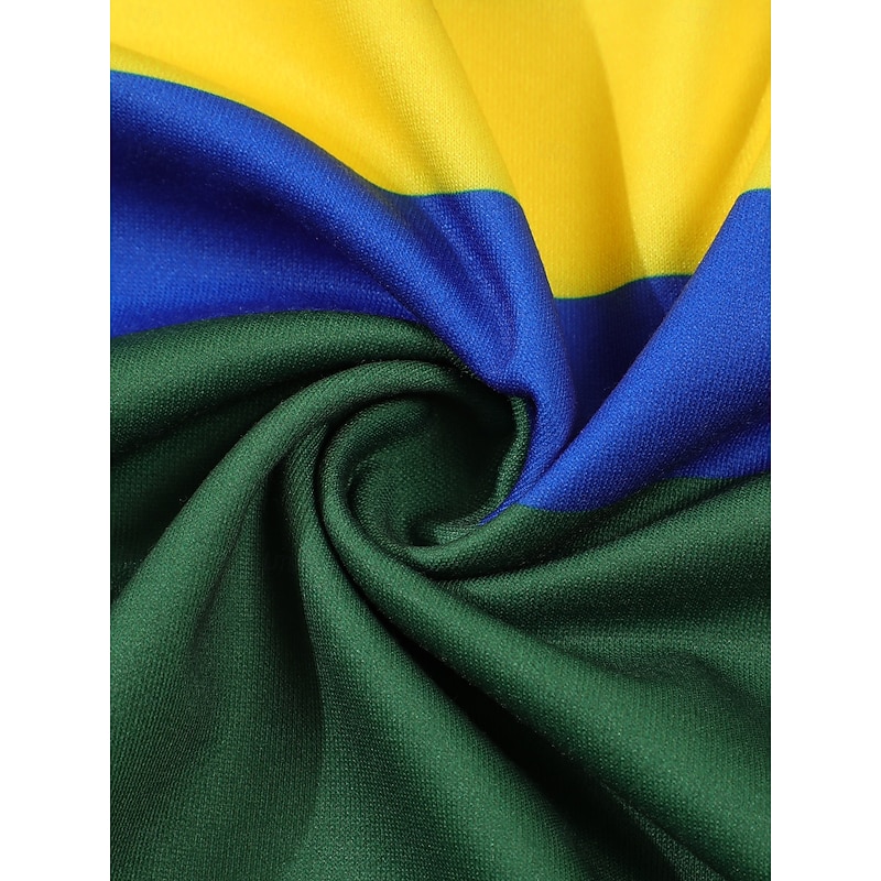 Men's Polo Shirts Golf Polos Shirts Street Business Classic Long Sleeve Fashion Basic Color Block Stripes Buttons Fall Winter Regular Fit Navy Blue Green Polo Shirts3