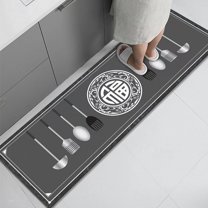 Geometric Area Rug Kitchen Mat Non-Slip Oil Proof Floor Mat Livingroom Rug Indoor Outdoor Mat Bedroom Decor Bathroom Mat Entrance Rug Door Mat4