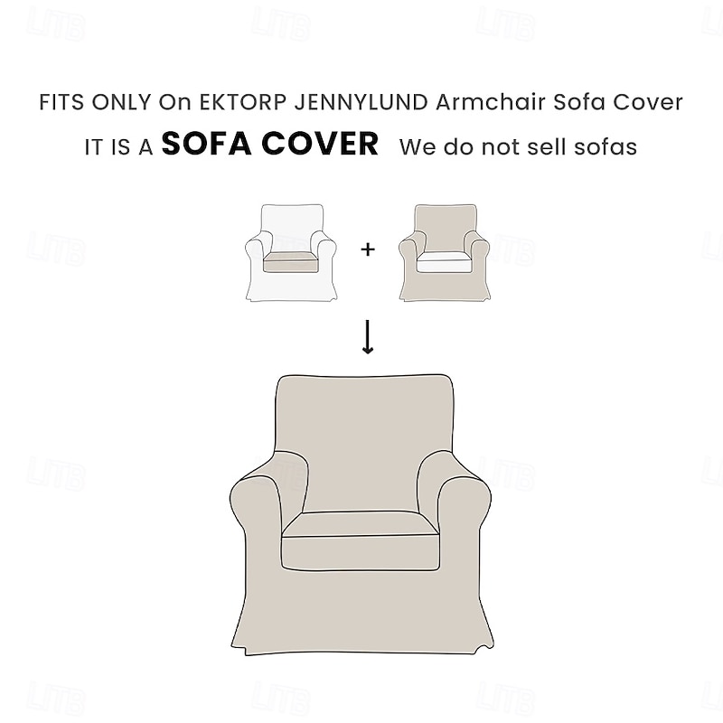 Velvet Armchair Sofa Cover Solid Color Quilted Velvet Slipcovers LITB PRIME cover Ektcover2