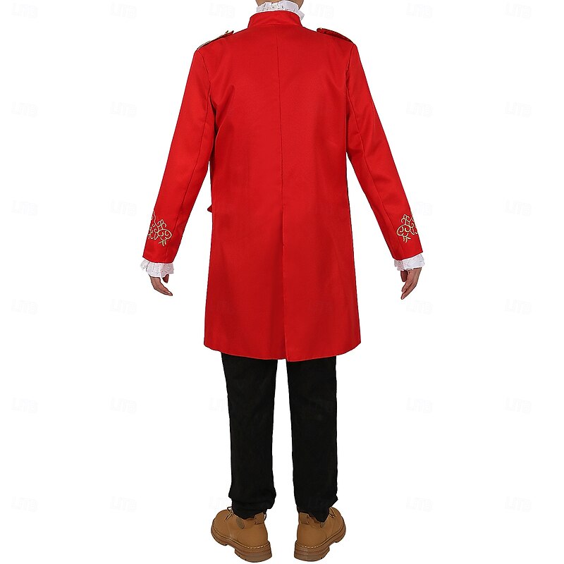 Retro Vintage Punk & Gothic Medieval Coat Pants Shirt Prince Gentleman Fancy Dress Men's Royal Masquerade Performance Event / Party Stage Adults' Coat Shirt Pants4