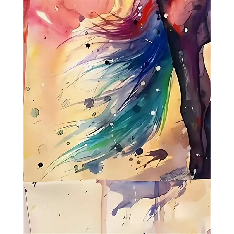 Girls' 3D Graphic Horse Hoodie Long Sleeve Spring Fall Fashion Streetwear Kids 4-12 Years Hooded Outdoor Casual Daily Regular Fit4