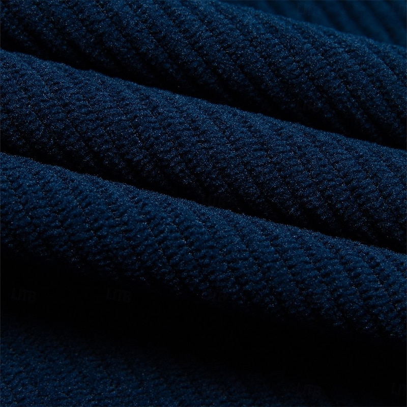 Men's Corduroy Shirt Casual Sports Lapel Long Sleeve Fashion Basic Color Block Plain Patchwork Buttons Spring Fall Fall & Winter Regular Fit Grey Brown Navy Blue Army Green Corduroy Shirt4