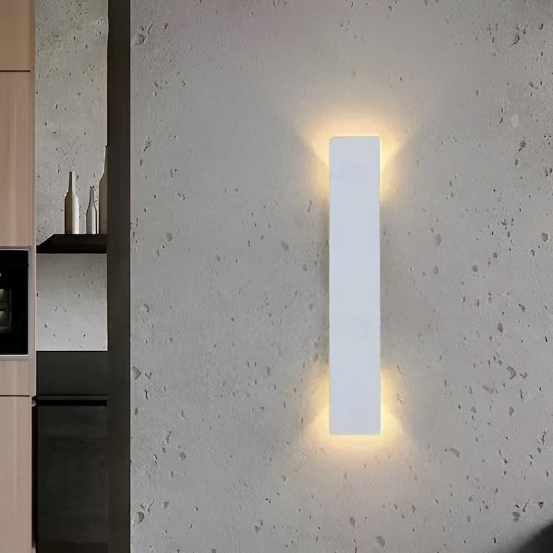 LED Wall Light Outdoor Minimalist Outdoor IP54 Waterproof Aluminium Art Deco Wall Lamps Outside/Indoor for Villa Porch Gardens Terraces Exterior Walls4