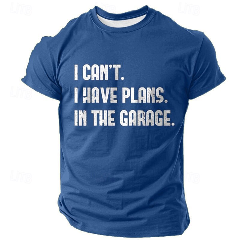 Men's Funny T Shirt Short Sleeve T shirt 3D Print Crew Neck Shirt Fashion Daily Street Daily Lake Blue Black Red Summer Spring Clothing Apparel S M L XL XXL XXXL4