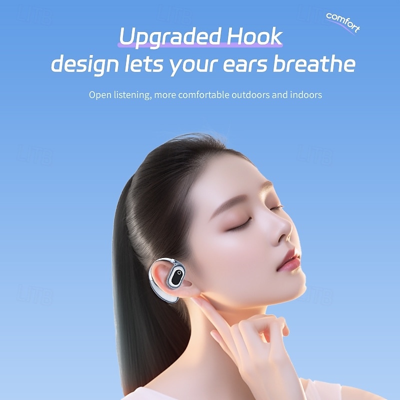 XG99 True Wireless Headphones TWS Earbuds Ear Hook Bluetooth 5.3 Sports Ergonomic Design Waterproof IPX4 for Mobile Phone Travel2