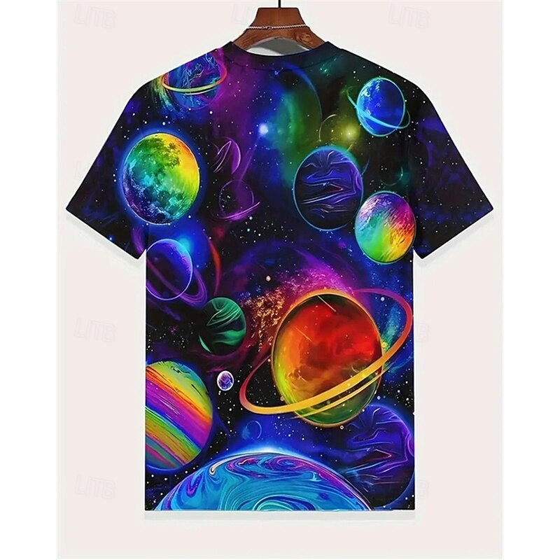 Boys 3D Graphic T shirt Tee Short Sleeve Summer Spring Fashion Basic Kids 4-12 Years Crew Neck Outdoor Casual Daily Regular Fit3
