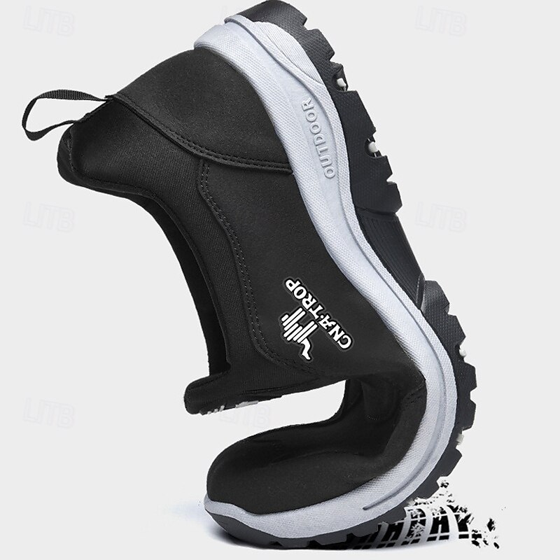 Men's Slip-On Hiking Shoes – Durable Outdoor Sneakers with Anti-Slip Sole, Lightweight Design, and Breathable Fabric for Trail Running and Camping3