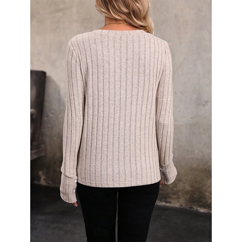 Women's Elegant Lace Tops Eyelet Blouse Casual Solid Color Regular Tops Long Sleeve V Neck Lace Patchwork Regular Fit Daily Romantic Petite Tops Summer Holiday Wear Gray Semi Formal Blouses2