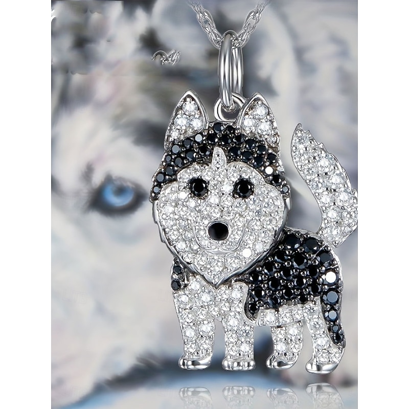 Necklace Chrome Women's Fashion Cute Classic Animal Lovely Heart Shape Necklace For Daily