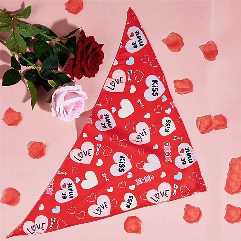 Stylish Dog Bandana - Soft and Absorbent Pet Scarf for Small Medium and Large Dogs and Cats - Perfect Pet Costume Accessory4