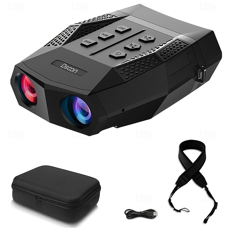 High Definition Infrared Night Vision Scope with 2K Photo & 1080P Video 2.5 TFT Screen 300m Full Dark Vision  Battery/USB Dual Power for Outdoor Hunting3