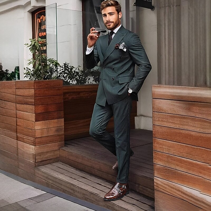 Men's Brown Faux Leather Monk Strap Shoes with Crocodile Pattern – Elegant Formal Dress Shoes for Business, Weddings, and Special Occasions2