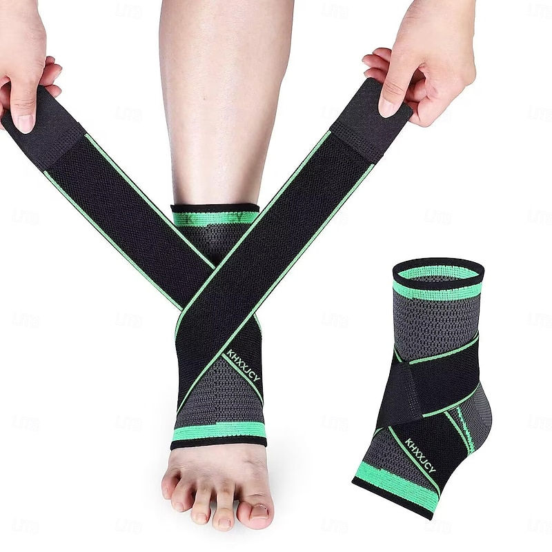 Ankle Support Brace, Adjustable Compression Ankle Support, for Men Women Achilles Tendon Support and Plantar Fasciitis, Stabilize Ligaments, Eases Pai