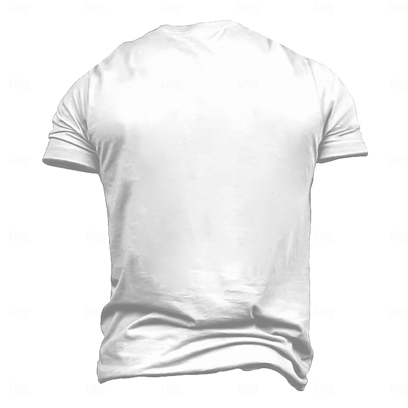 Men's Line T Shirt Short Sleeve T shirt 3D Print Crew Neck Shirt Fashion Casual Street Daily White Summer Spring Clothing Apparel S M L XL XXL XXXL2