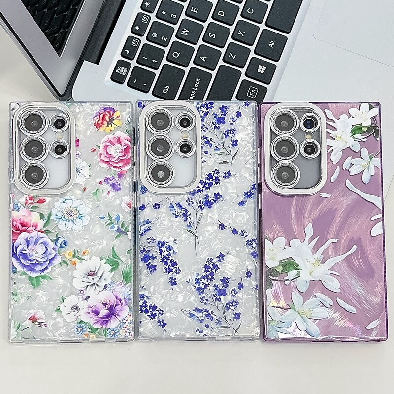 Phone Case For Samsung Galaxy S25 S24 Ultra Plus S24 FE S23 A55 5G A35 5G A25 A15 Back Cover Shockproof Retro TPU PC2