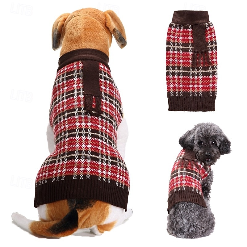 Dog Sweater Fashion Winter Warm Fashion Comfortable Outdoor Dailywear Indoor Dog Clothing for Small Medium Large