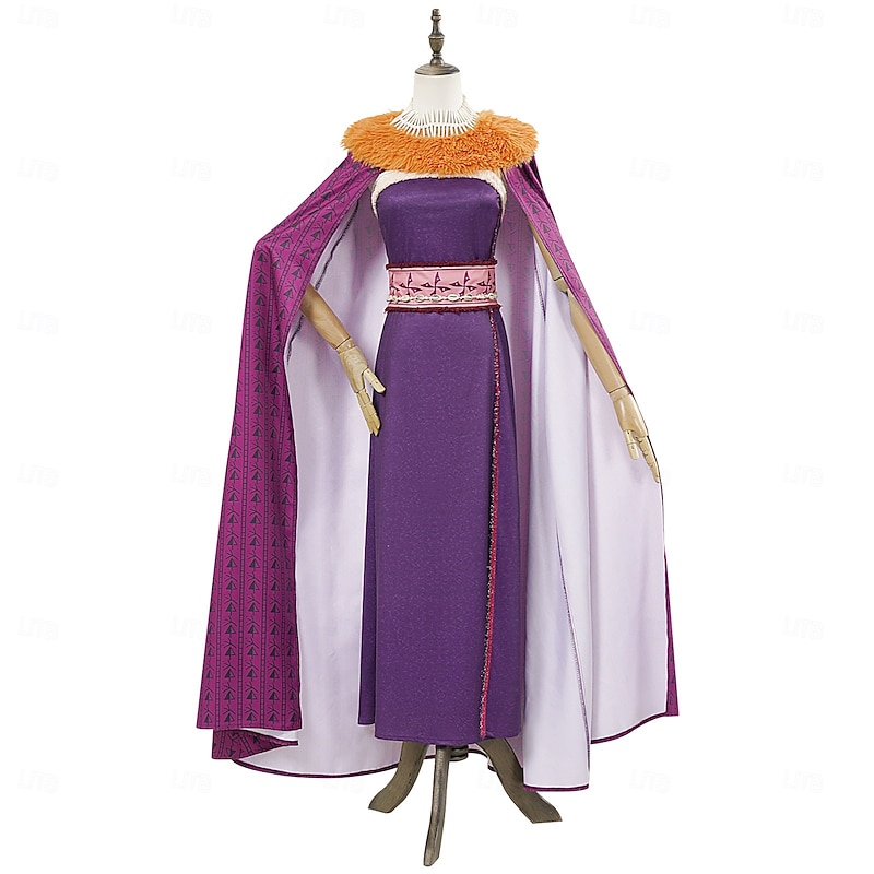 Moana Villain Matangi Dress Cloak Costume Carnival Costume Movie TV Theme Costumes Movie Cosplay for Women's Adults Halloween Carnival Performance Party2