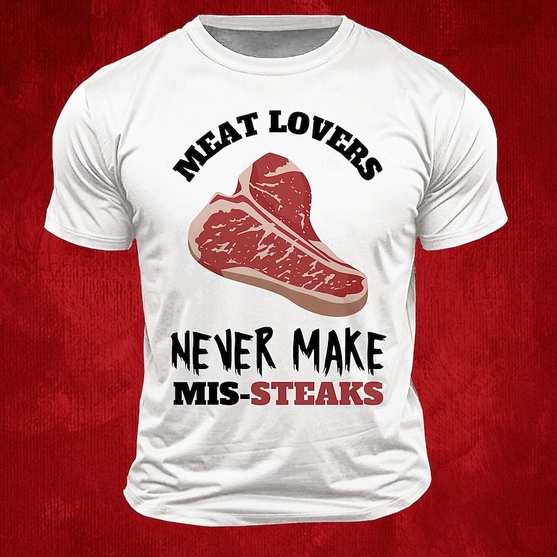 Men's Funny Slang T Shirt Short Sleeve T shirt 3D Print Crew Neck Shirt Fashion Daily Street Daily White Yellow Gray Summer Spring Clothing Apparel S M L XL XXL XXXL