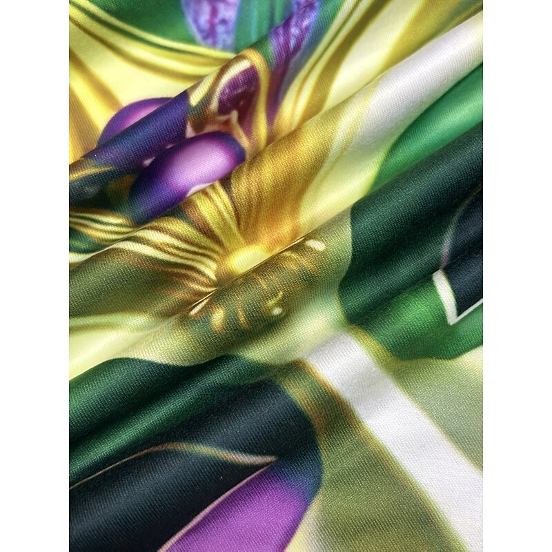 Mardi Gras Women's Elegant Party Evening Midi Dress Crew Neck Short Sleeve Casual Dress Shift Dress Summer Dress Stylish Casual Daily Regular Fit Graphic Green Summer2