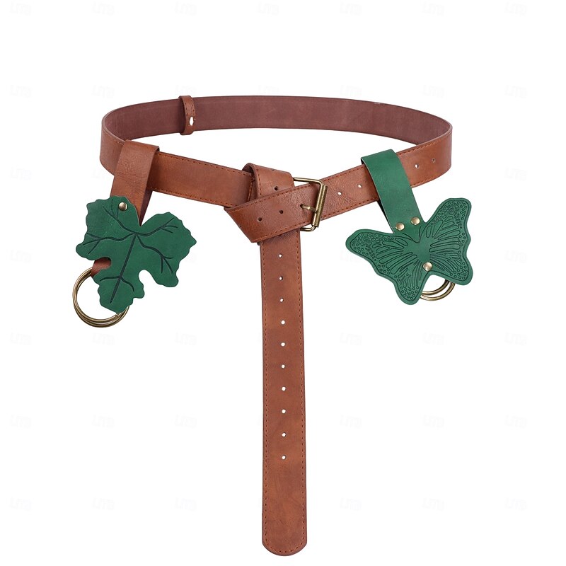 Retro Vintage Medieval Renaissance Waist Belt Scabbard Belt Pouch Pirate Viking Ranger Fancy Dress Men's Women's Celtic Viking Fantasy Halloween Carnival Mardi Gras Party LARP Adults' More