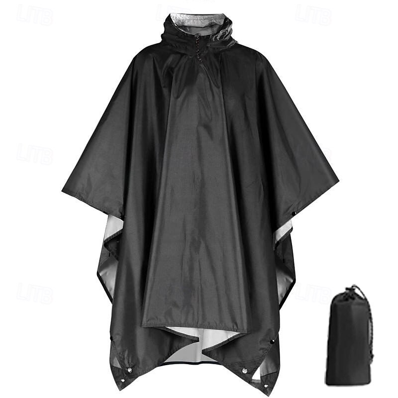 Unisex Hiking Raincoat Outdoor 3 In 1 Waterproof Lightweight Rip-resistant Hiking Outfits Hiking Clothes Spring Autumn / Fall Hoodie Raincoat Rain Poncho Hunting Climbing Camping / Hiking / Caving