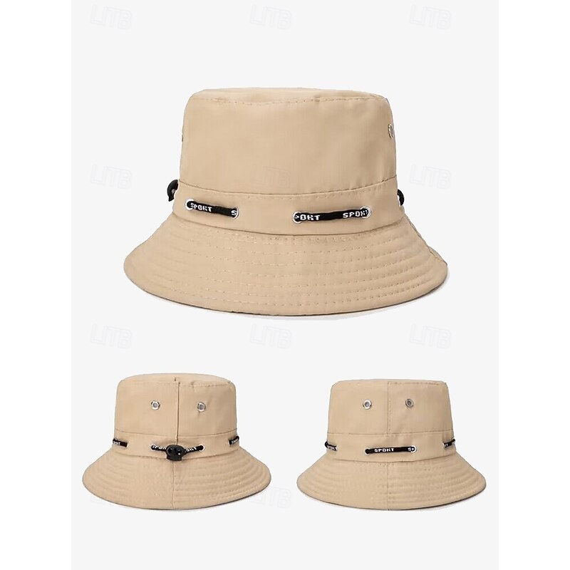 Women's Bucket Hat with Adjustable Drawstring Decoration – Stylish Lightweight Cap for Outdoor Activities, Travel, And Everyday Wear, Available in Multiple Colors3