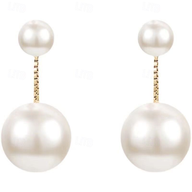 Women's Stud Earrings Fancy Precious Joy Tropical Stylish Earrings Jewelry Silver / Gold For Party4