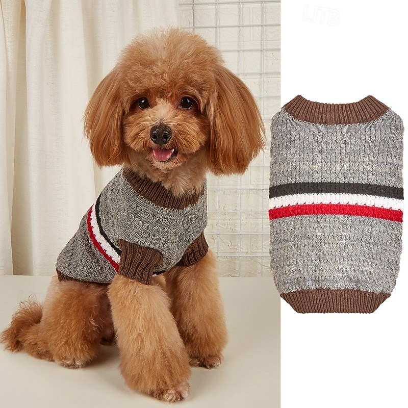 Dog Sweater Fashion Winter Warm Fashion Comfortable Outdoor Dailywear Indoor Dog Clothing for Small Medium