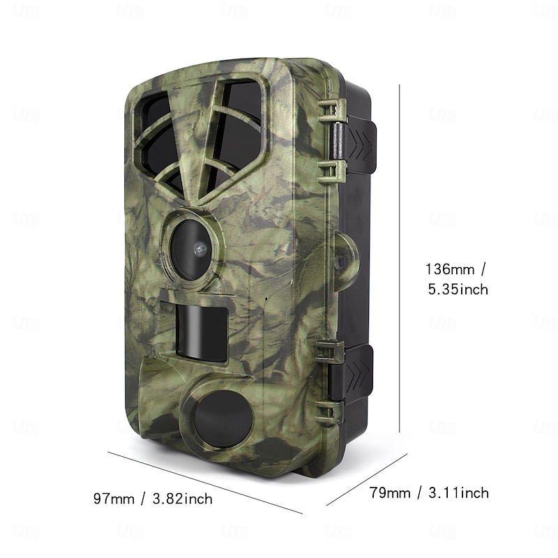 PR906 8K 60MP Digital Hunting Trail Camera Wildlife Camera With Night Vision Motion Activated Outdoor Trigger Camera4