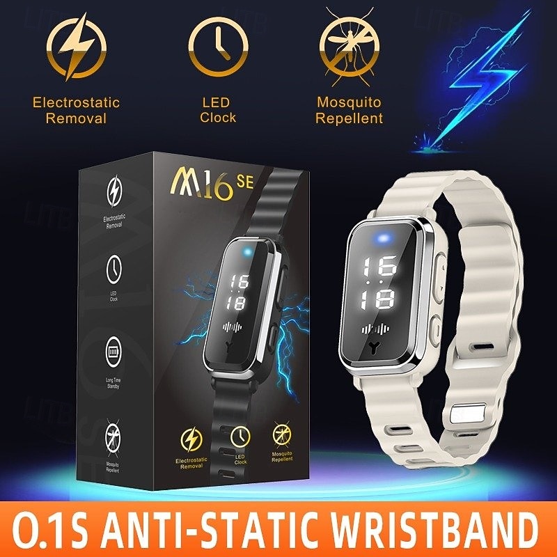 Anti-Static Wristband Bracelet – Wearable Static Elimination & Mosquito Repellent Band for Fall and Winter Use2