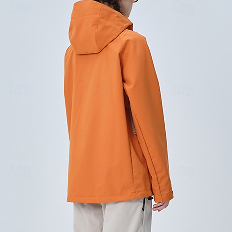 Men's Women's Softshell Jacket Hiking Jacket Outdoor Windproof Water Resistant Lightweight Jacket Windbreaker Jacket Traveling Black Yellow Army Green Purple Orange3