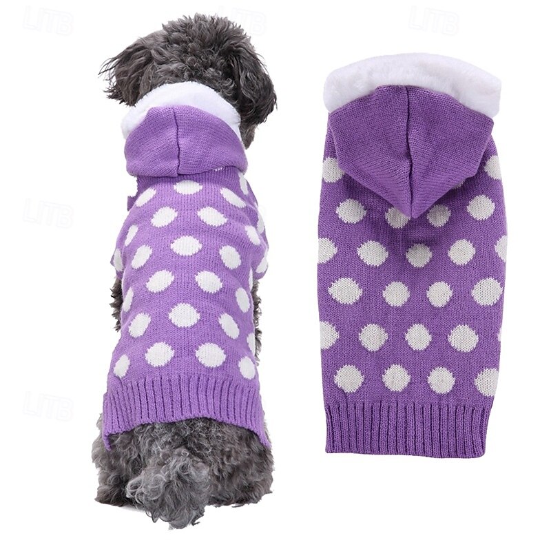Dog Sweater Fashion Winter Warm Fashion Comfortable Outdoor Dailywear Indoor Dog Clothing for Small Medium Large4