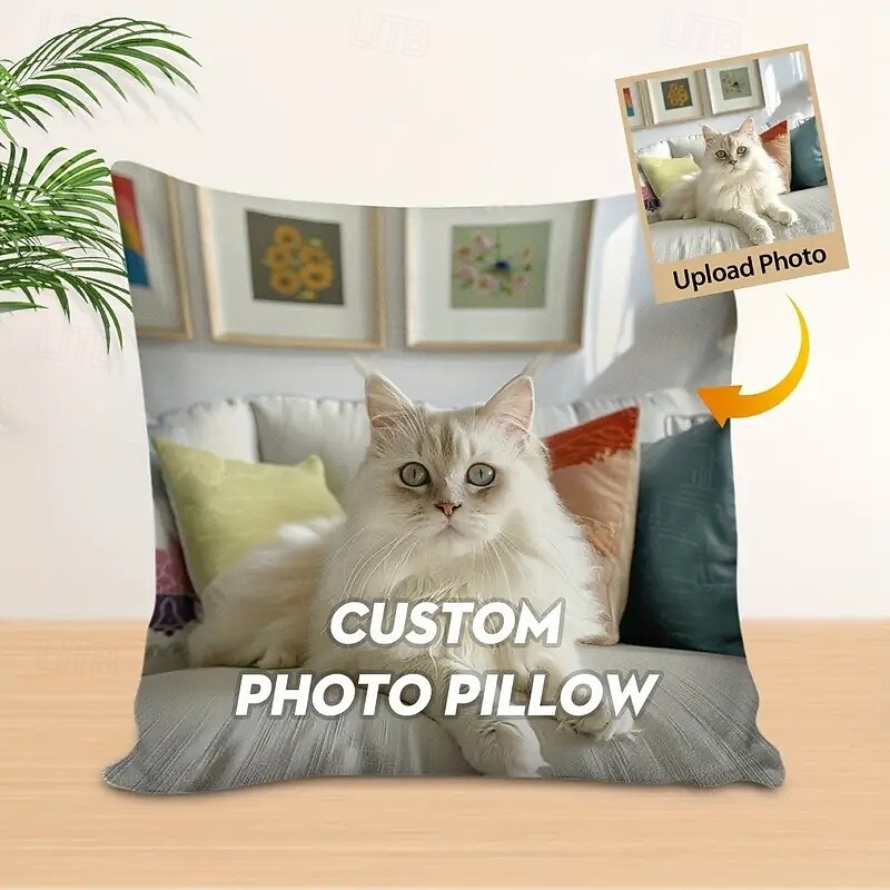 Graduation Custom Pillow Cover Best Graduation Gift Add your Image Personalized Gift Photo Design Picture Fashion Casual Pillowcase Cushion Cover 1pc Custom Made