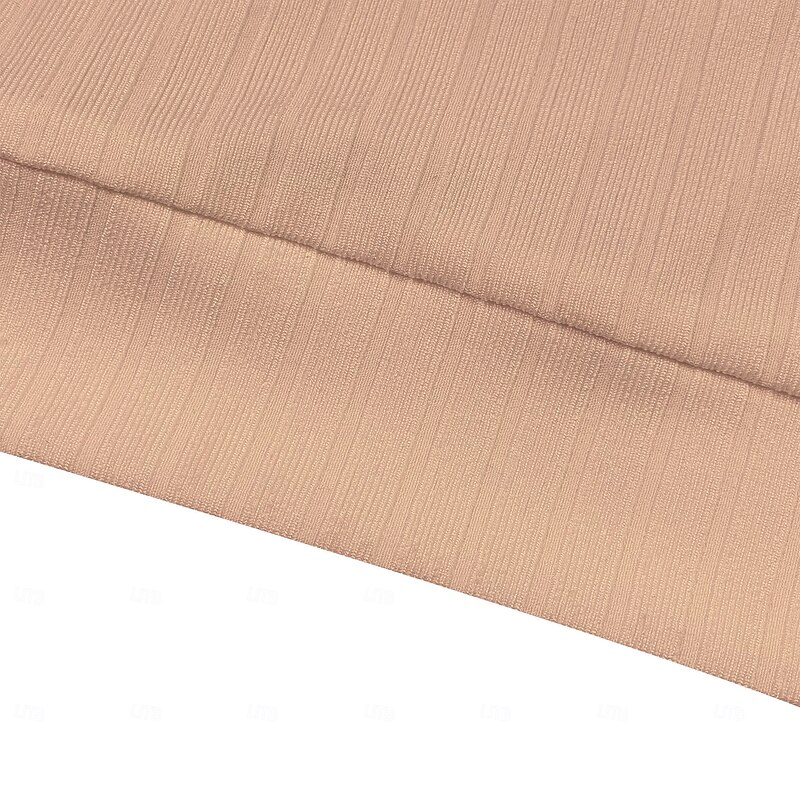 Men's Rib Knit Top Muscle Shirt Work Casual Classic Short Sleeve Basic Modern Solid Color Buttons Spring & Summer Slim Fit Black White Burgundy Light Grey Khaki Rib Knit Top3