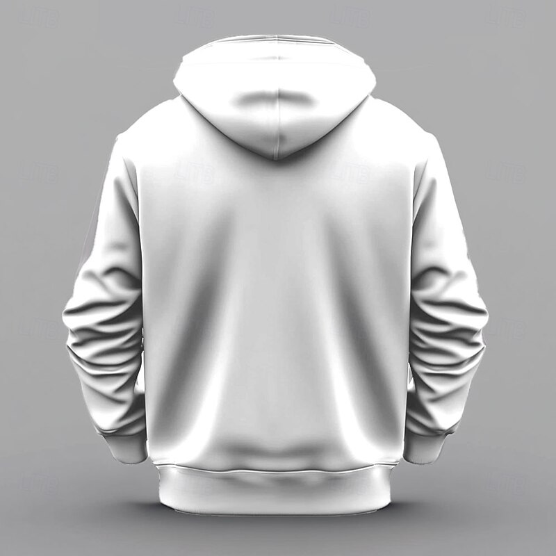 Men's Jesus Hoodies Sweatshirt Fashion Cool Long Sleeve Crew Neck Holiday Streetwear White Drawstring Fall Winter Designer2