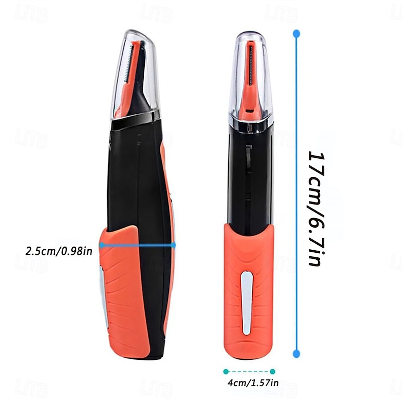 Precision Micro Eyebrow Ear Nose Trimmer Removal Clipper Shaver Personal Face Care Hair Trimer With LED Ligh4