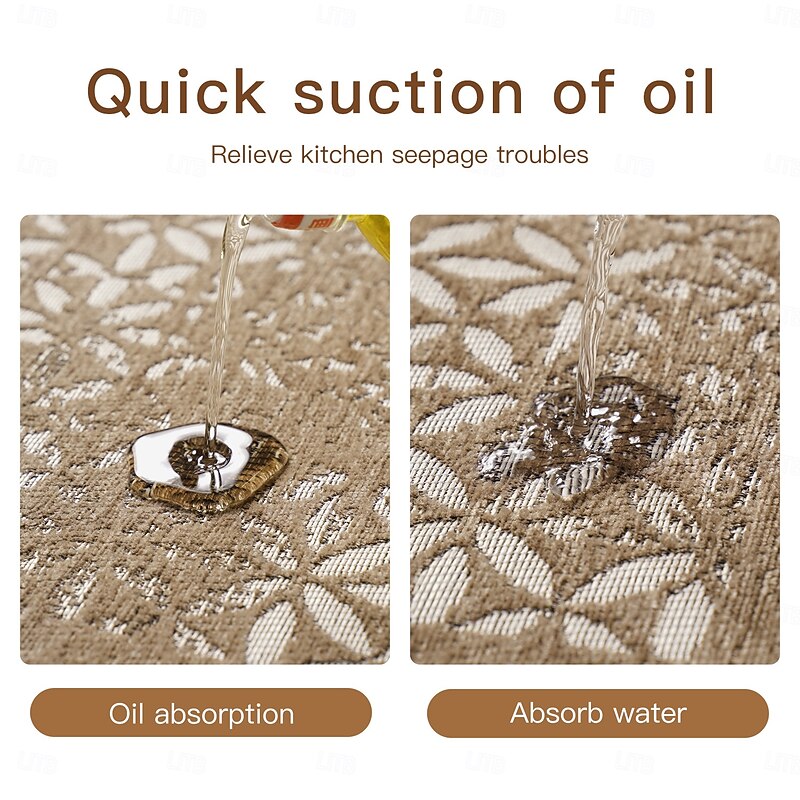 Vintage Area Rug Kitchen Mat Non-Slip Oil Sunction Floor Mat Livingroom Rug Indoor Outdoor Mat Bedroom Decor Bathroom Mat Entrance Rug Door Mat4