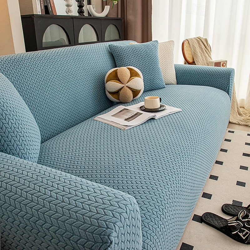 High Elasticity Sofa Cover Soft and Stretchable Fabric Fits Most Sofas Perfectly Durable and Comfortable Slipcover Protects Furniture from Stains and Damage Easy to Install and Machine Washable