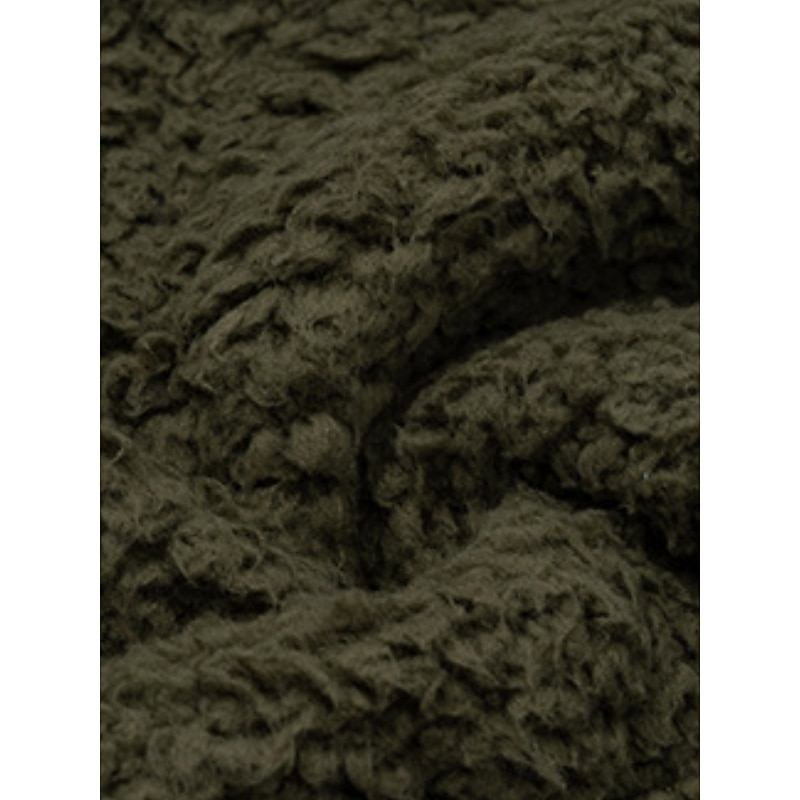 Women's Winter Coat Winter Jacket Outdoor Street Daily Fall Winter Long Coat Regular Fit Warm Breathable Comtemporary Stylish Jacket Long Sleeve Solid Color with Pockets Army Green2