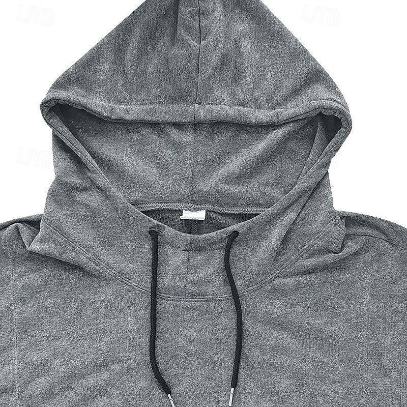 Men's Tank Top Sleeveless Hoodie Sleeveless Hooded Vintage Drawstring Casual Activewear Black Navy Blue Green Top Tee for Men3