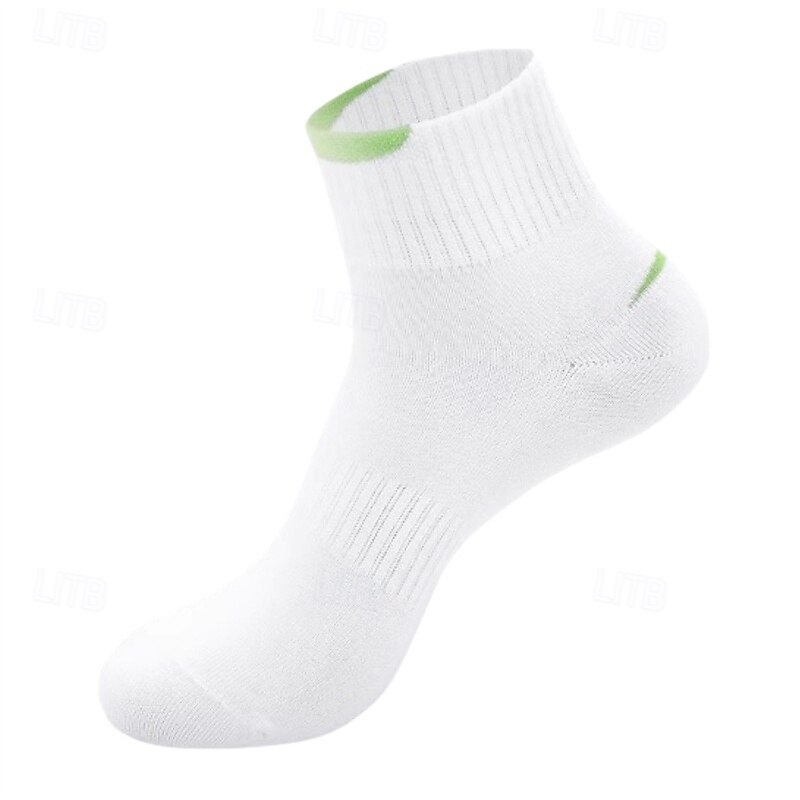 Men's 4 Pairs Multi Packs Socks Crew Socks Running Socks Casual Socks Black Blue Color Color Block Vacation Sports & Outdoor Daily Basic Medium Spring Fall Fashion Casual4