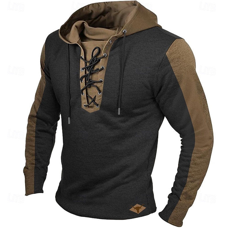 Men's Cow Hoodies Fashion Cool Long Sleeve Hooded Black White Drawstring Fall Winter Designer2