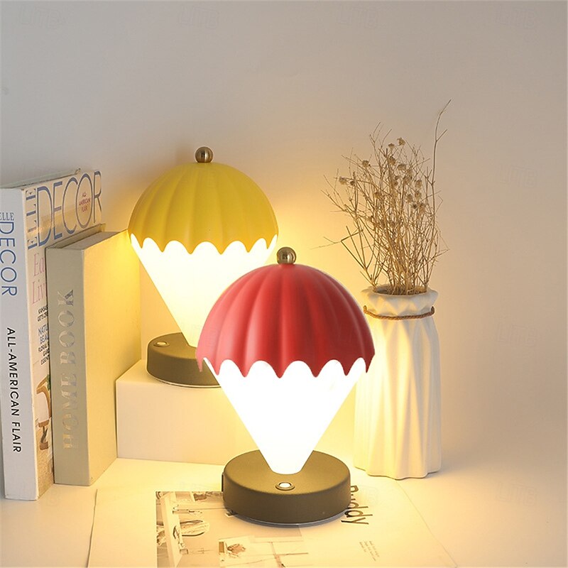 Hot Air Balloon Table Lamp - USB Charging, Ambient Beside Light for Home & Cafe4