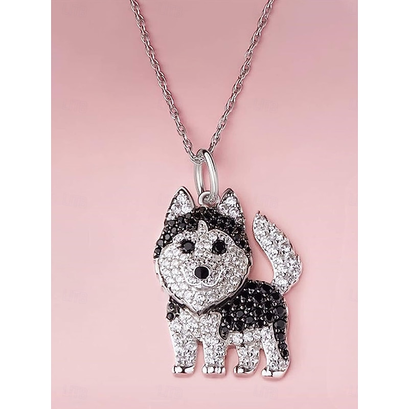 Necklace Chrome Women's Fashion Cute Classic Animal Lovely Heart Shape Necklace For Daily2