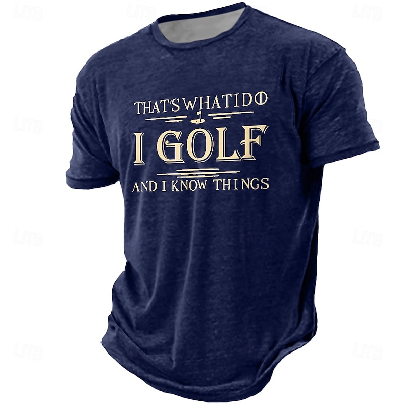 Men's Funny Golf Graphic T-Shirt 