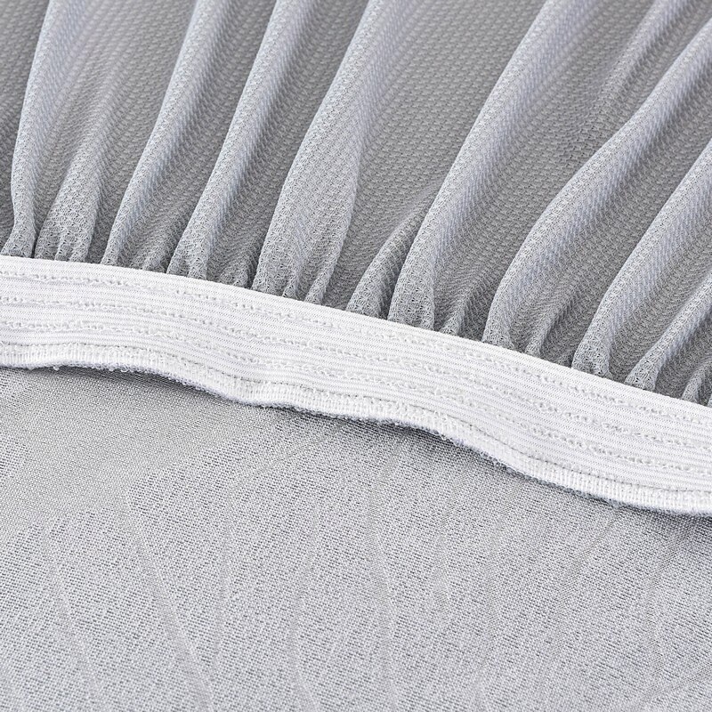 Chair Cover with Skirt Hem Elegant and Stylish Design Soft and Durable Fabric Perfect for Dining Room or Special Occasions Provides Full Chair Protection Easy to Install and Machine Washable4