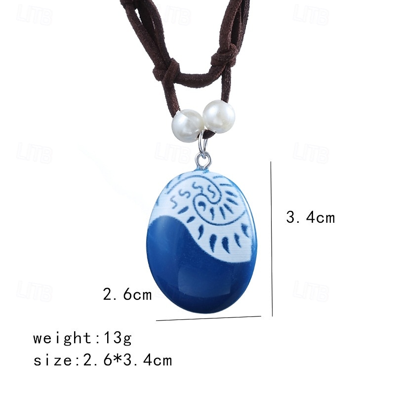 Moana Princess Moana Necklace Accessories Jewerly Movie Cosplay for Girls' Kid's Carnival Children's Day World Book Day Party Casual Daily Beach2